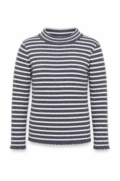 TU Girls Blue Striped  Pullover Jumper Size 2 Years