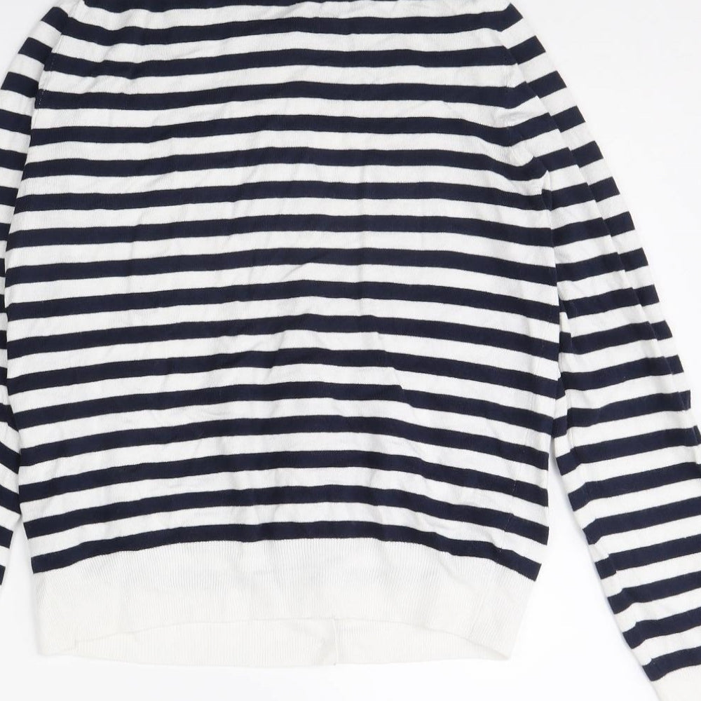 Womens UK Size 14 m&s White Cape Jumper