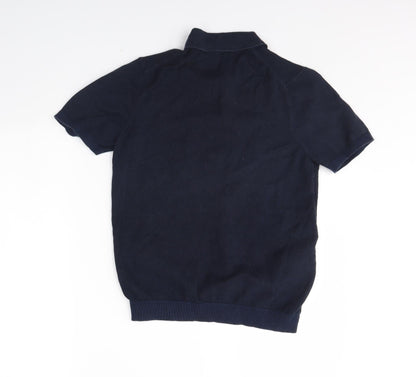 TU Mens Blue    Polo Size S