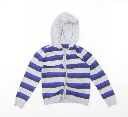 Cherokee Boys Blue Striped  Jacket  Size 7 Years
