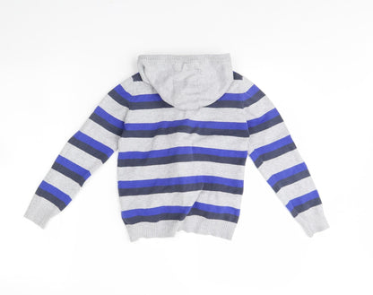 Cherokee Boys Blue Striped  Jacket  Size 7 Years