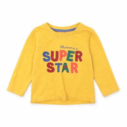 Primark Baby Yellow   Pullover Blouse Size 12 Months  - mummy's superstar