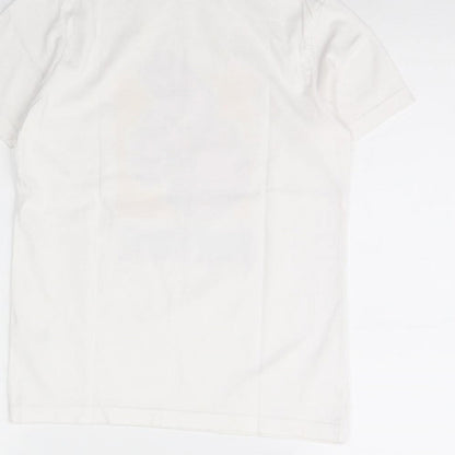 George Girls White   Basic T-Shirt Size 8 Years  - Fortnite