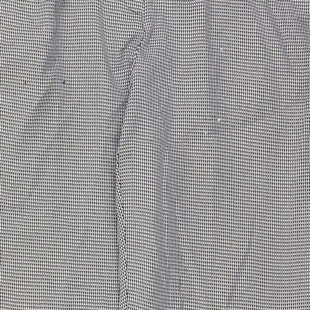Womens UK Size 8 Dorothy Perkins Regular Fit Chino Black Trousers