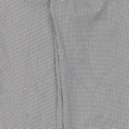 Womens UK Size 8 Dorothy Perkins Regular Fit Chino Black Trousers