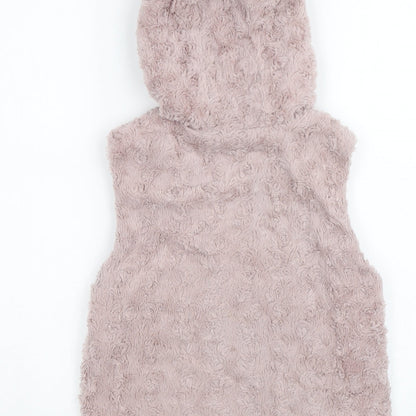 Nutmeg Girls Pink   Full Zip Hoodie Size 10-11 Years