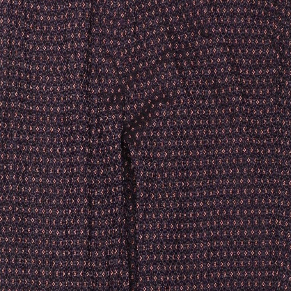 M&S Womens Purple   Trousers  Size 14 L28 in