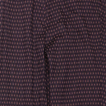 M&S Womens Purple   Trousers  Size 14 L28 in