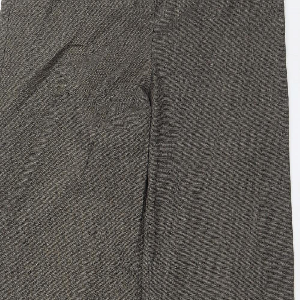 Womens UK Size 8 NEXT Regular Fit Dress Pants Green Trousers