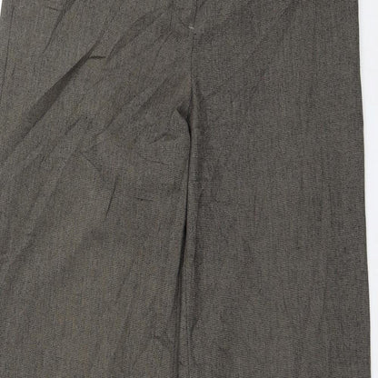 Womens UK Size 8 NEXT Regular Fit Dress Pants Green Trousers