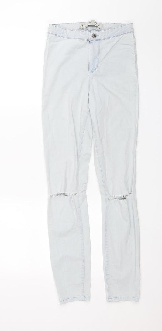 Denim Co. Womens Blue   Jegging Jeans Size 8 L27 in