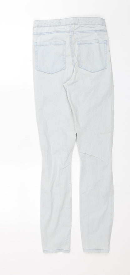 Denim Co. Womens Blue   Jegging Jeans Size 8 L27 in