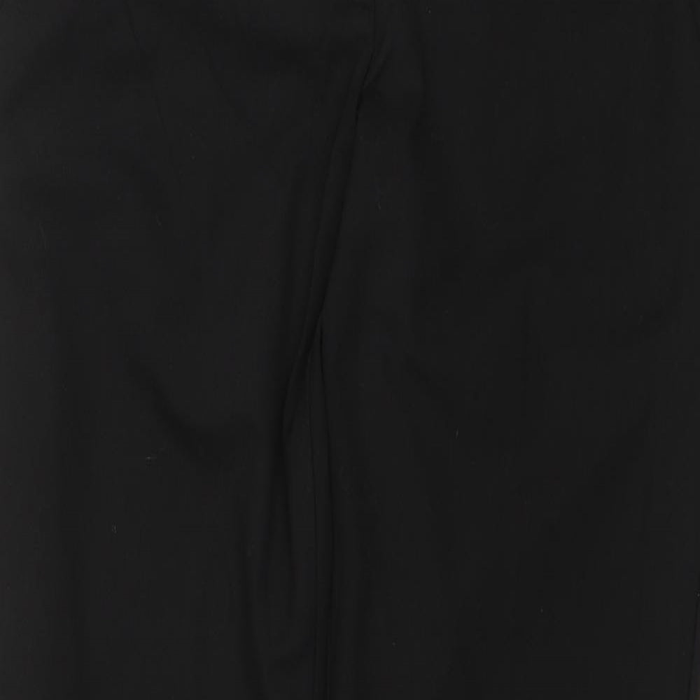 Womens UK Size 32 in The Limited Regular Fit Dress Pants Black Trousers