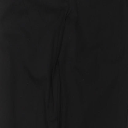 Womens UK Size 32 in The Limited Regular Fit Dress Pants Black Trousers