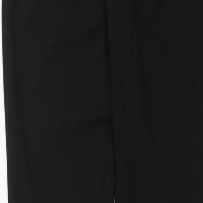 Womens UK Size 32 in The Limited Regular Fit Dress Pants Black Trousers
