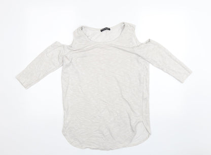 Womens UK Size 12 Select Beige Basic Blouse