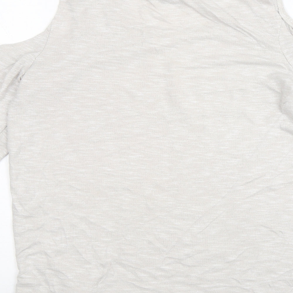 Womens UK Size 12 Select Beige Basic Blouse