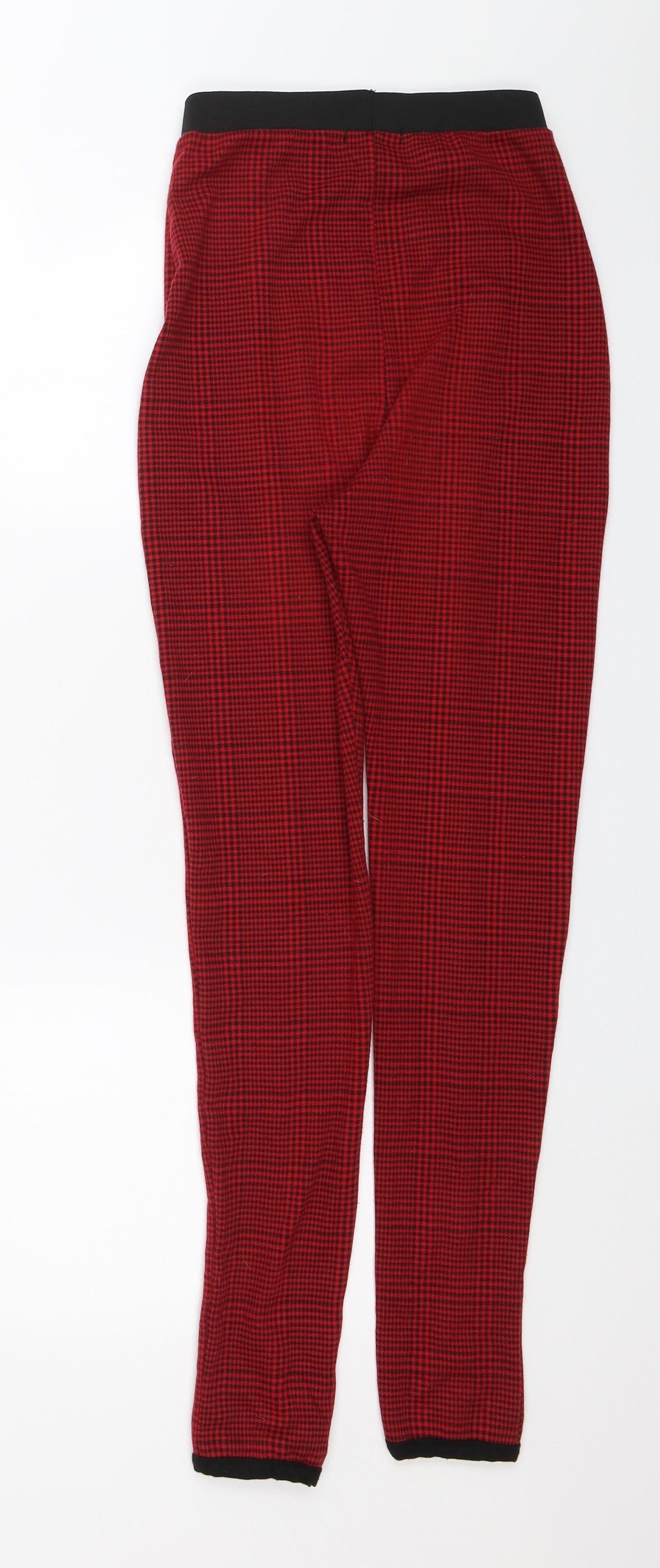 Womens UK Size 6 PRETTYLITTLETHING Regular Fit Jegging Red Trousers