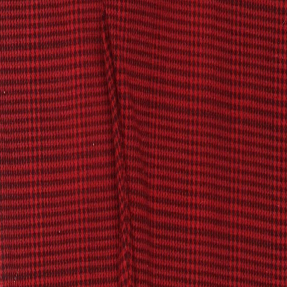 Womens UK Size 6 PRETTYLITTLETHING Regular Fit Jegging Red Trousers
