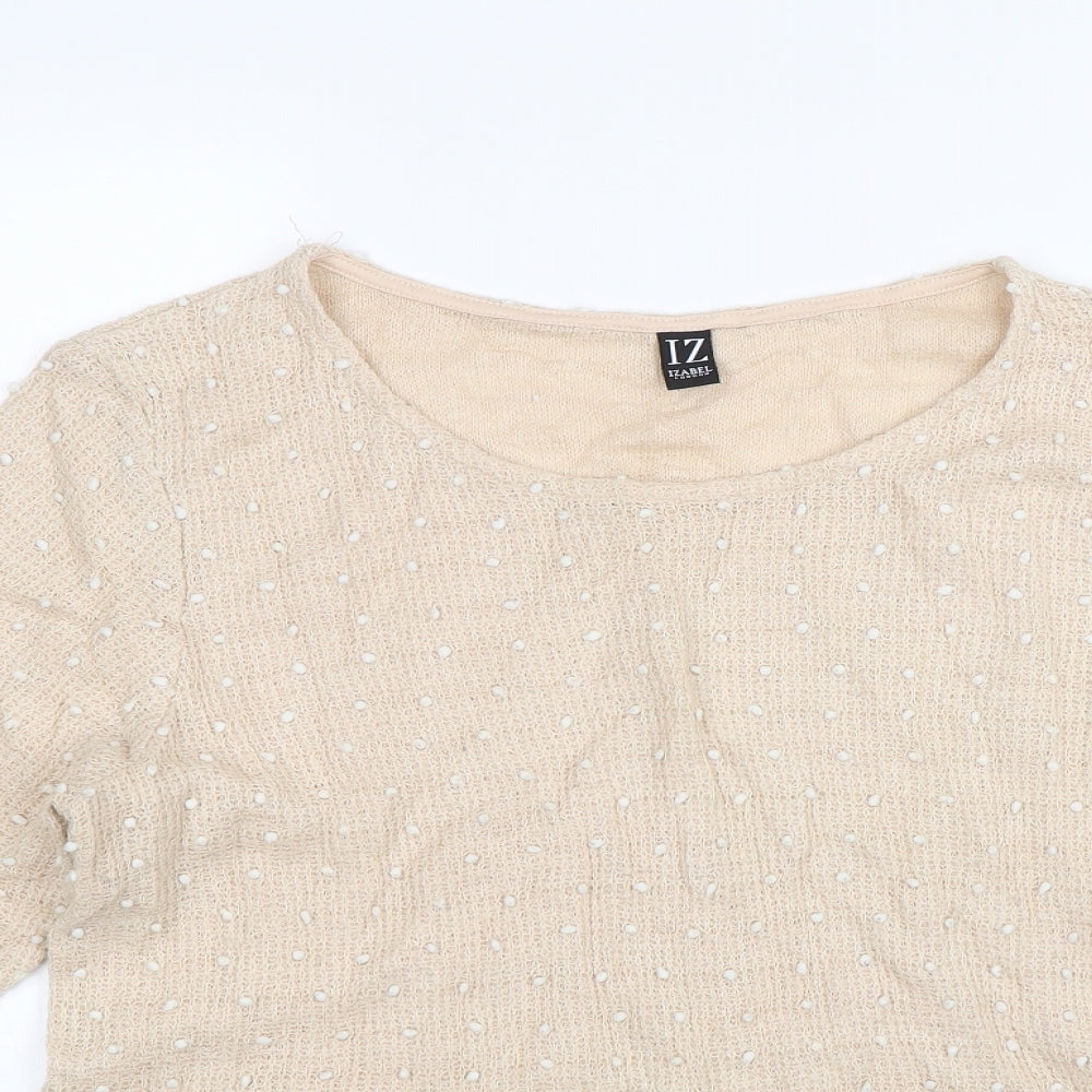 Izabel Womens Pink   Pullover Jumper Size 16