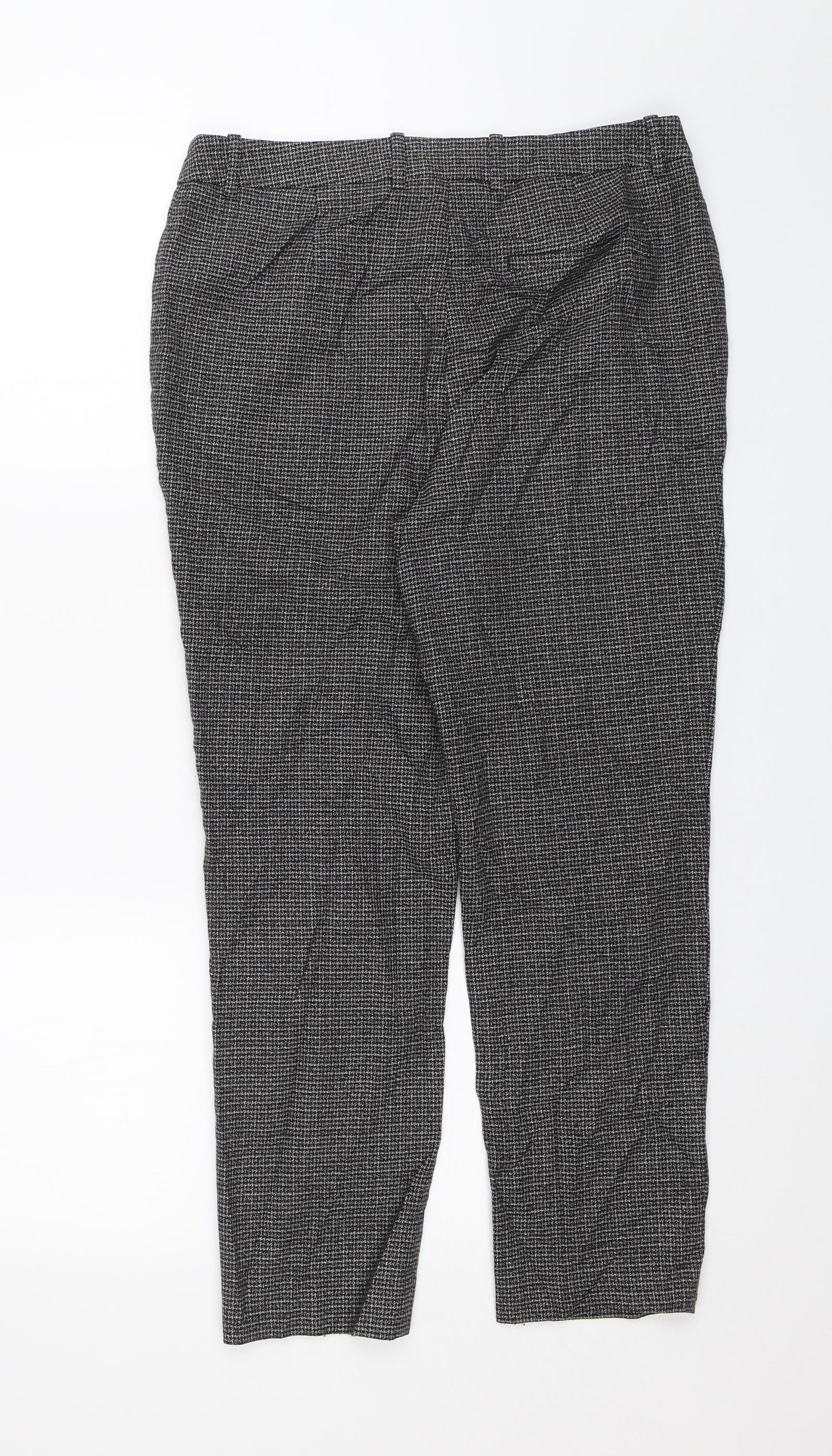 TU Womens Grey   Trousers  Size 12 L23 in