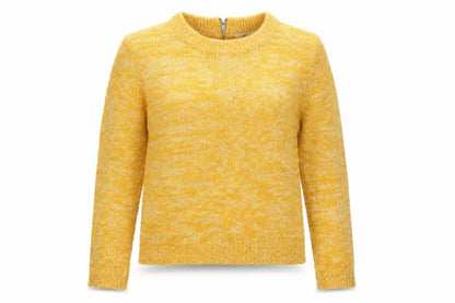 Womens UK Size M Peacocks Yellow Pullover Jumper