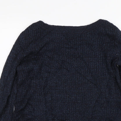 Womens UK Size S H&M Blue Pullover Jumper