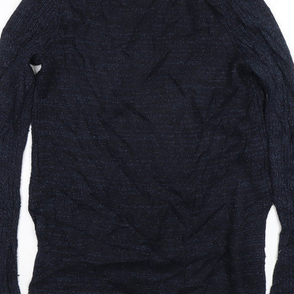 Womens UK Size S H&M Blue Pullover Jumper