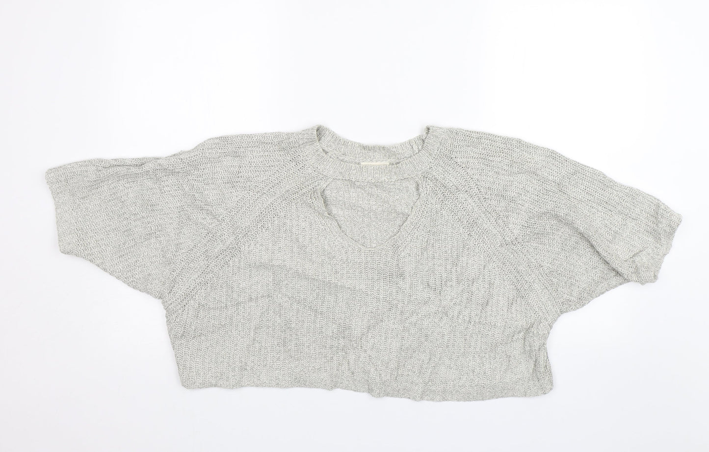 Womens UK Size L Silence + Noise Grey Pullover Jumper