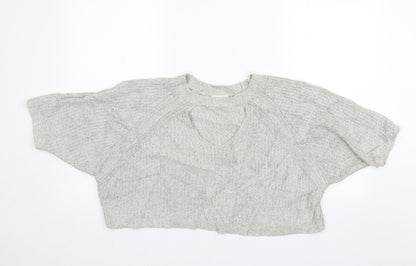 Womens UK Size L Silence + Noise Grey Pullover Jumper
