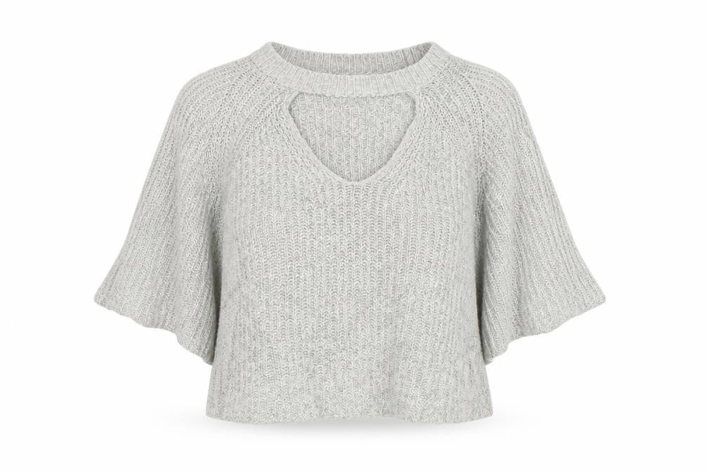 Womens UK Size L Silence + Noise Grey Pullover Jumper