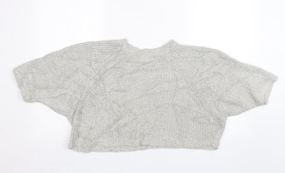 Womens UK Size L Silence + Noise Grey Pullover Jumper