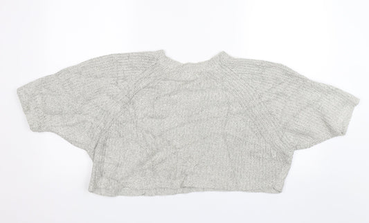 Womens UK Size L Silence + Noise Grey Pullover Jumper