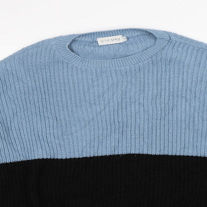 In the Style Womens Blue   Pullover Jumper Size 6