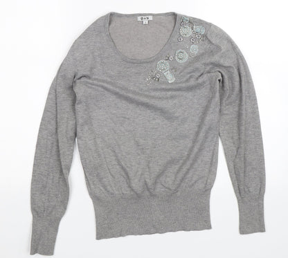 B & W Womens Gold   Pullover Jumper Size S