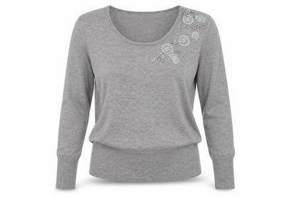 B & W Womens Gold   Pullover Jumper Size S