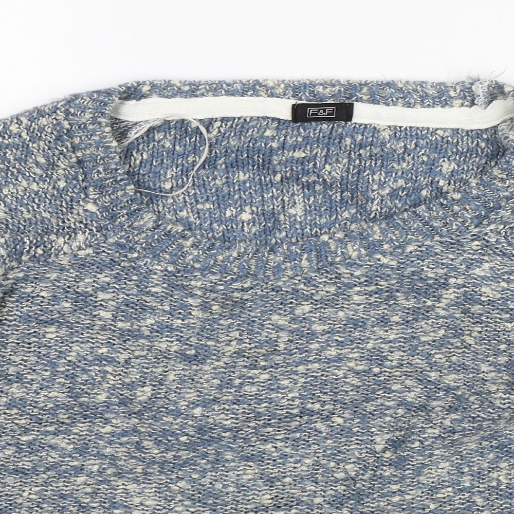 F&F Womens Blue   Pullover Jumper Size 14