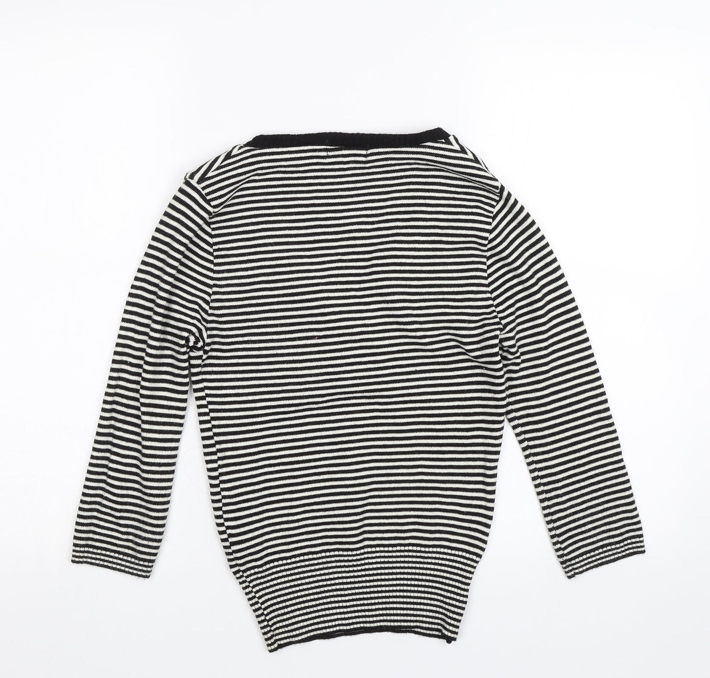 Womens UK Size 8 Topshop Black Pullover Jumper