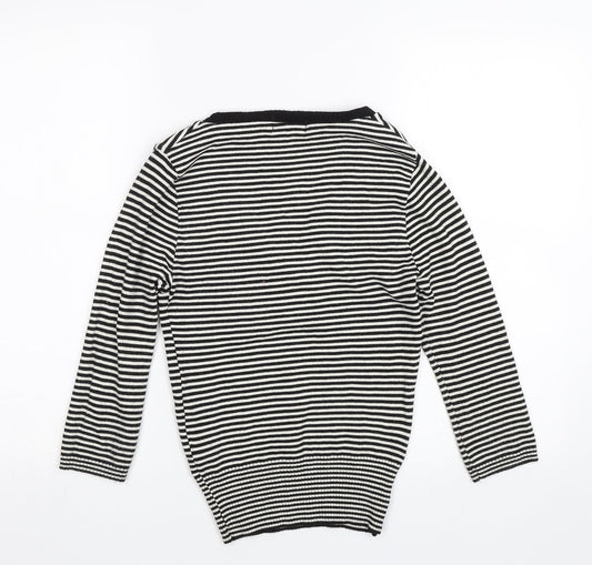 Womens UK Size 8 Topshop Black Pullover Jumper