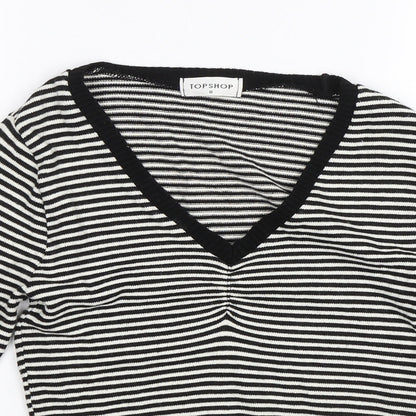 Womens UK Size 8 Topshop Black Pullover Jumper