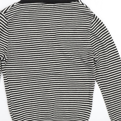Womens UK Size 8 Topshop Black Pullover Jumper