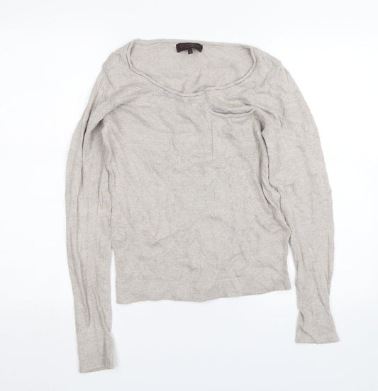 Womens UK Size S Great Plains Beige Pullover Jumper