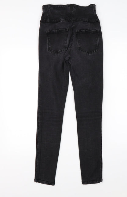 NEXT Womens Black  Denim Skinny Jeans Size 28 in L27 in