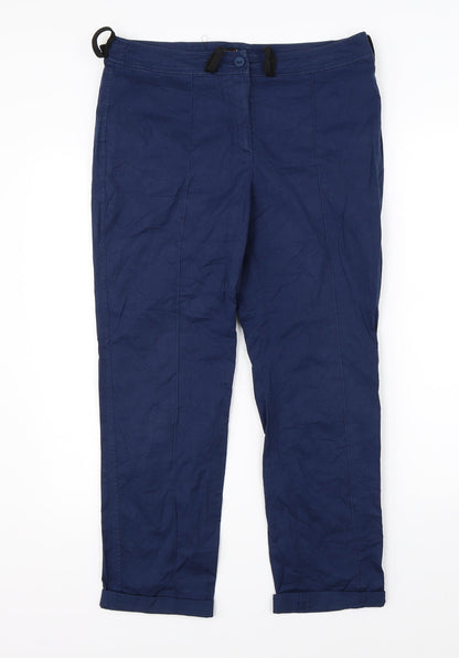 Kumu Womens Blue   Trousers  Size 12 L24 in