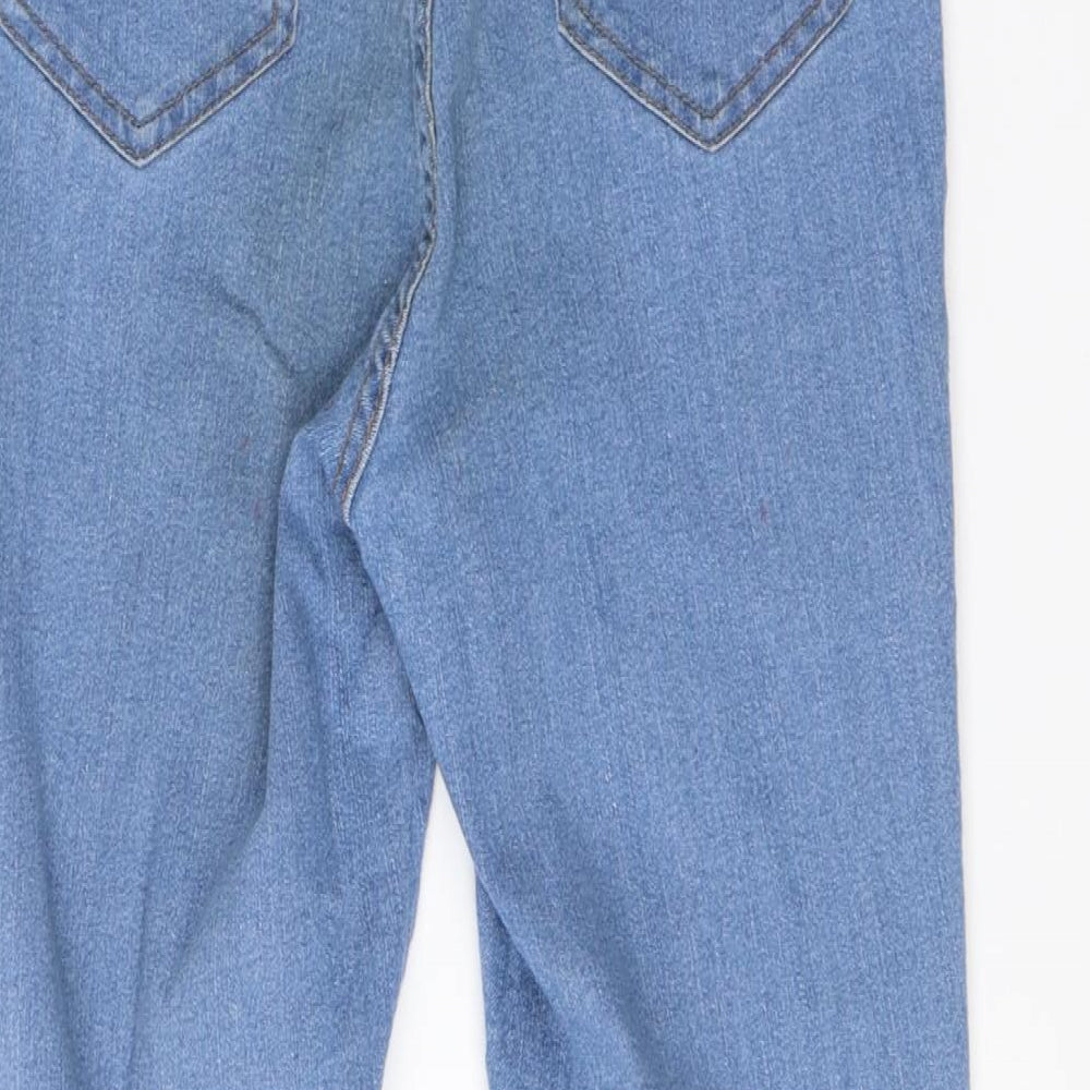 Pretty Little Thing Womens Blue  Denim Skinny Jeans Size 10 L26 in