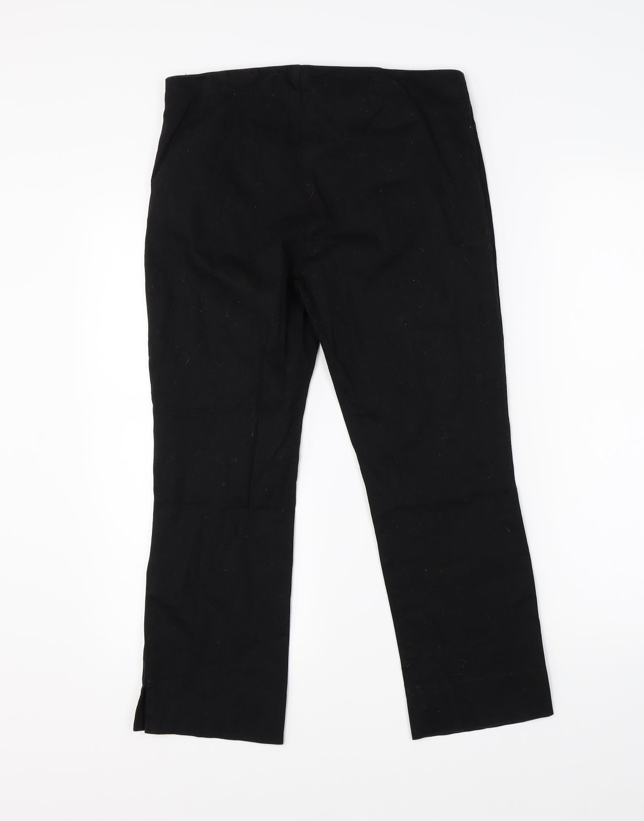 Womens UK Size 10 Wallis Regular Fit Dress Pants Black Trousers