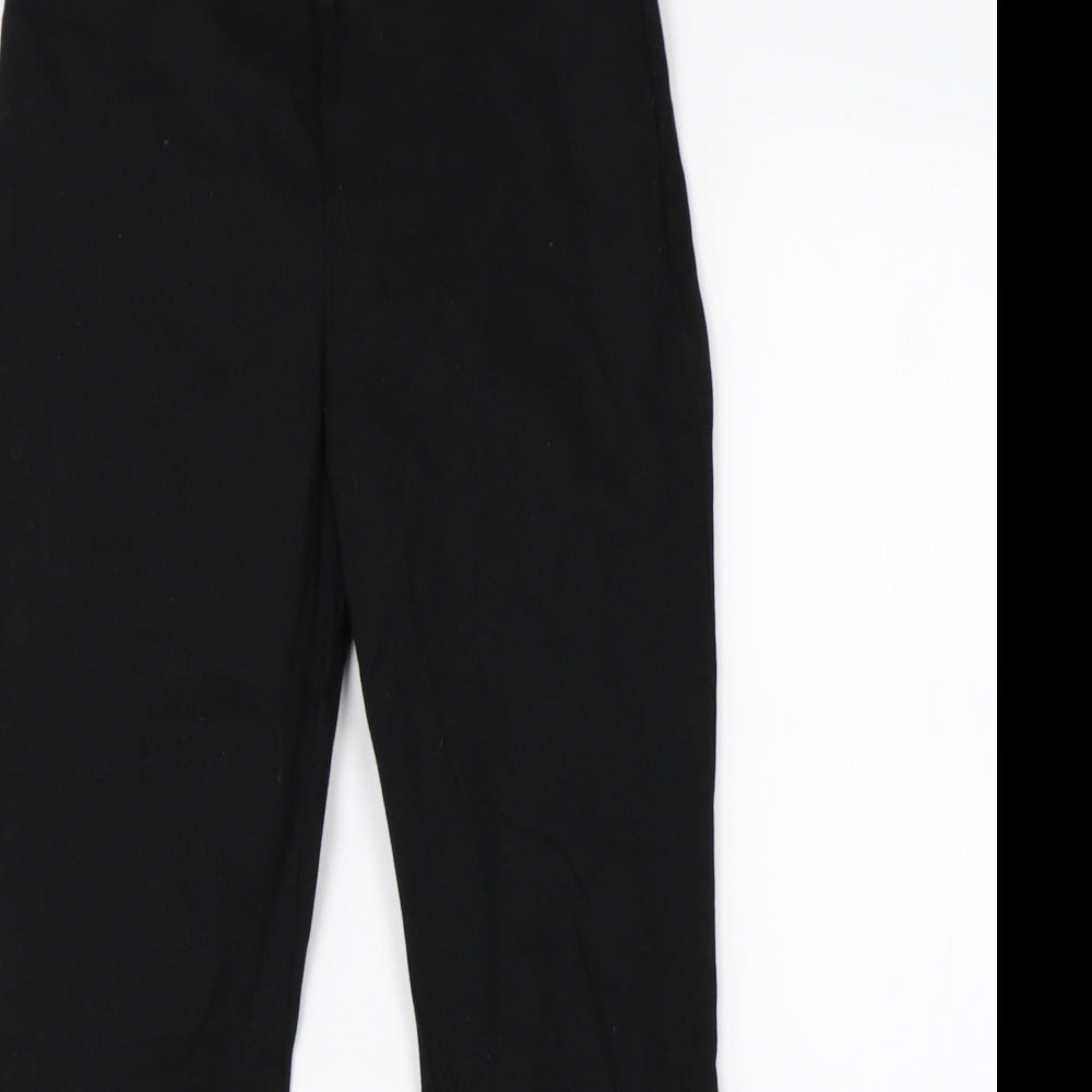 Womens UK Size 10 Wallis Regular Fit Dress Pants Black Trousers