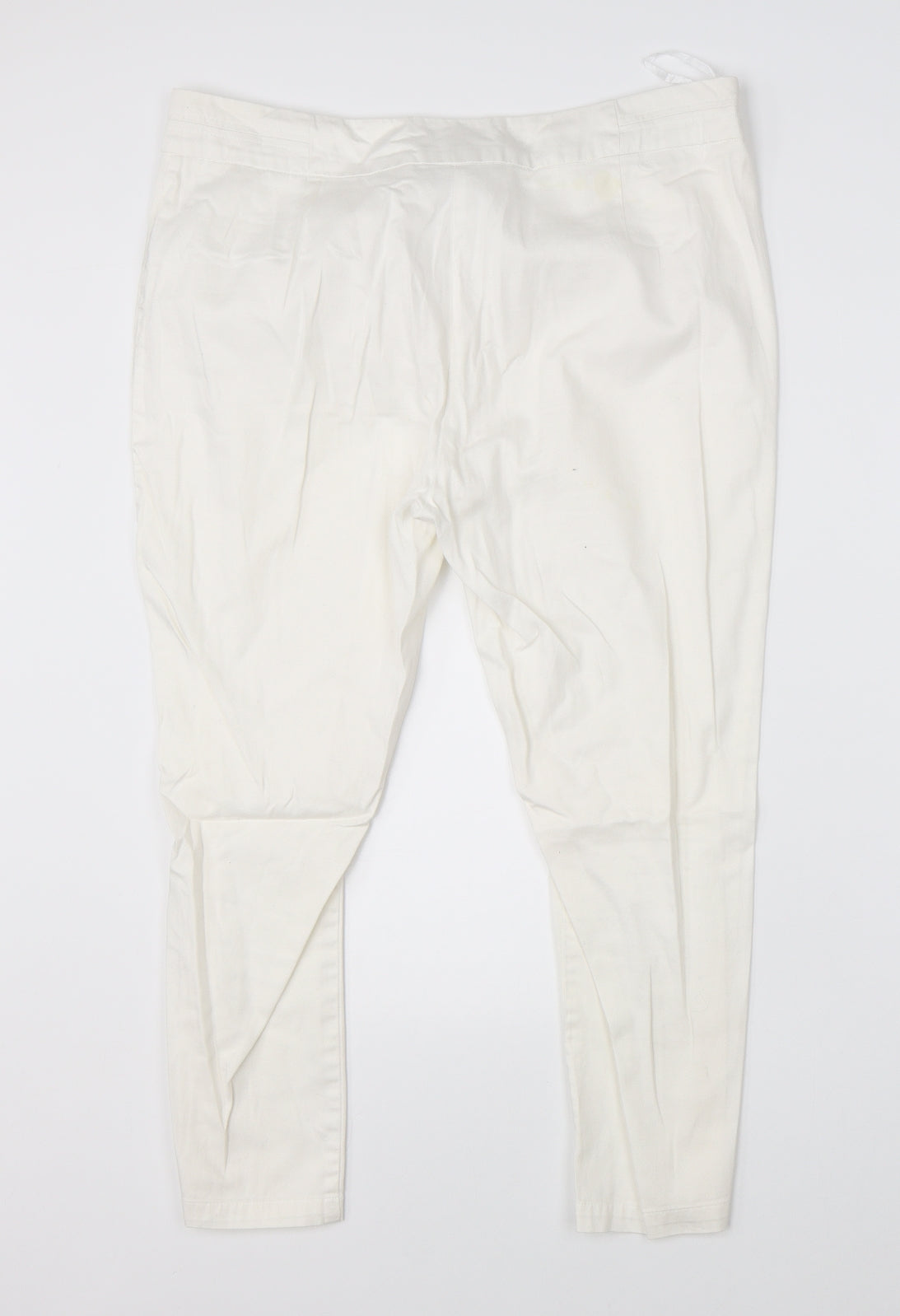 Womens UK Size 16 Preview Regular Fit Dress Pants White Trousers
