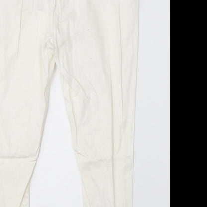 Womens UK Size 16 Preview Regular Fit Dress Pants White Trousers