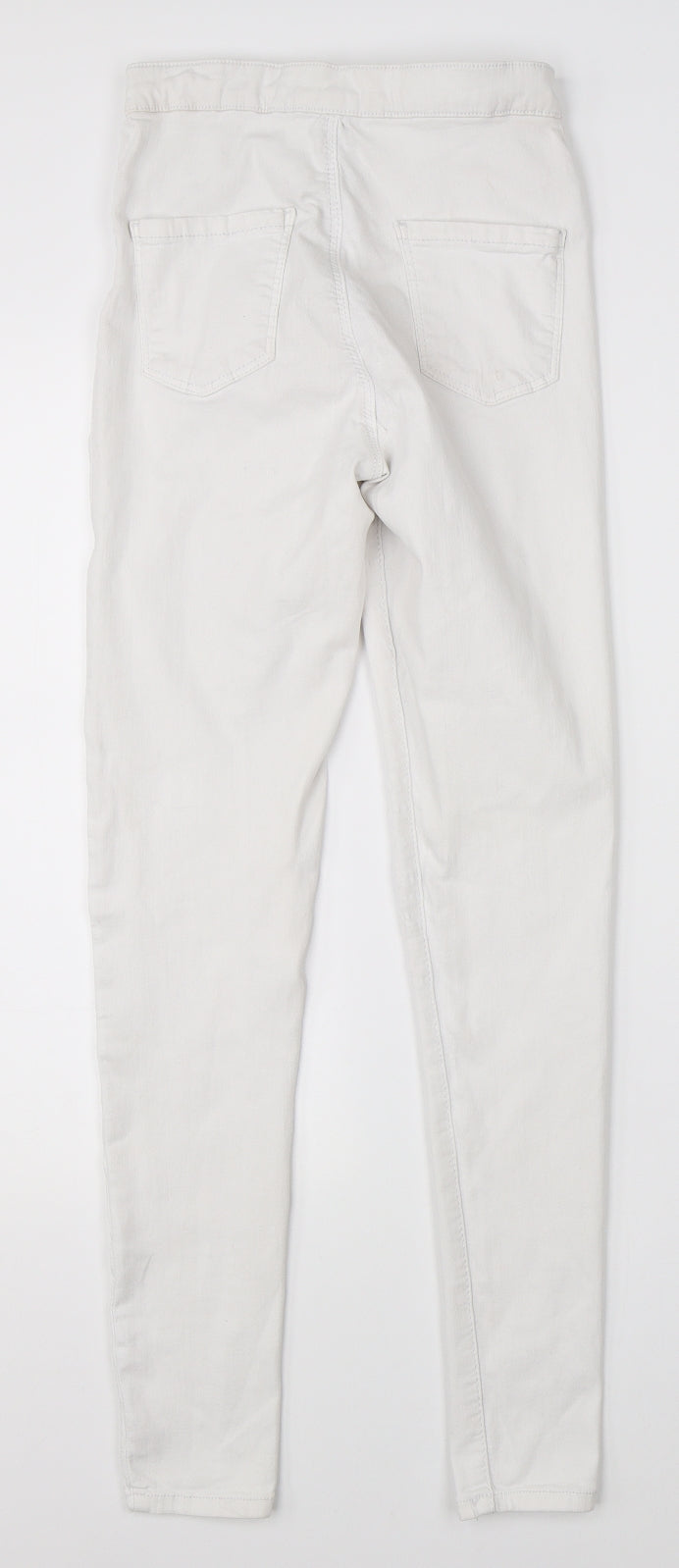 Topshop Womens White  Denim Skinny Jeans Size 28 in L32 in